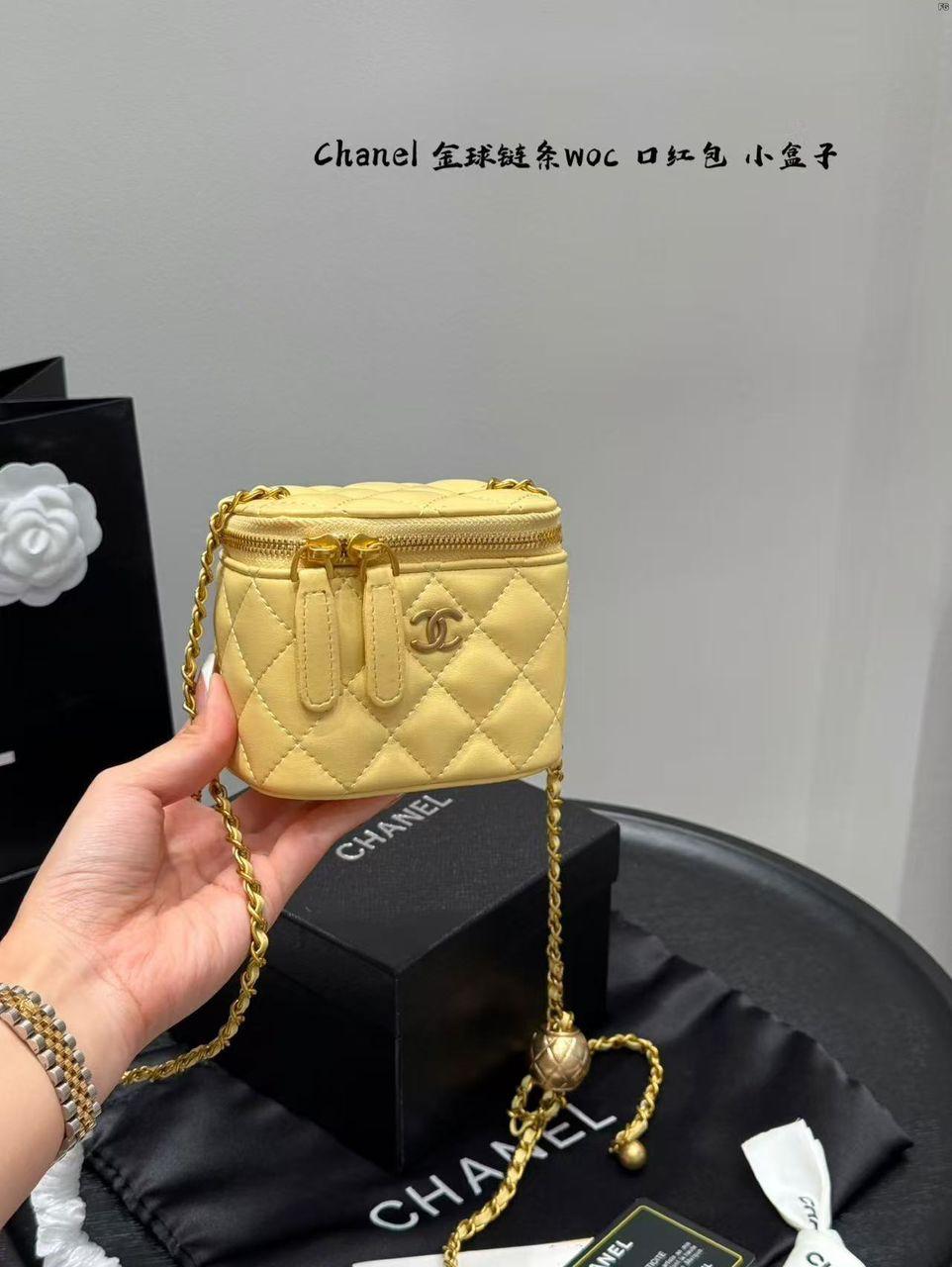 Mini Vanity Bag gialla CC