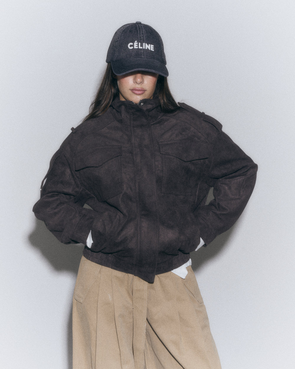Bomber Suede