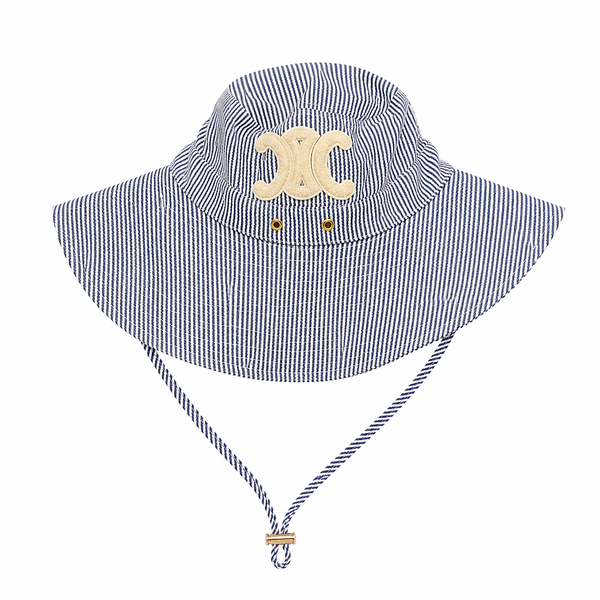 Maxi cappello pescatore multirighe celi