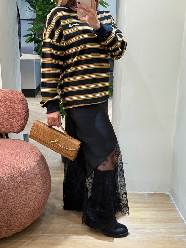 Gonna lunga pizzo trasversale