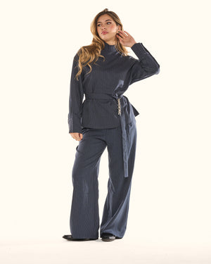Coordinato Pinstripe Élégance