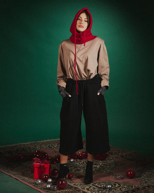 Balaclava lana tinta unita