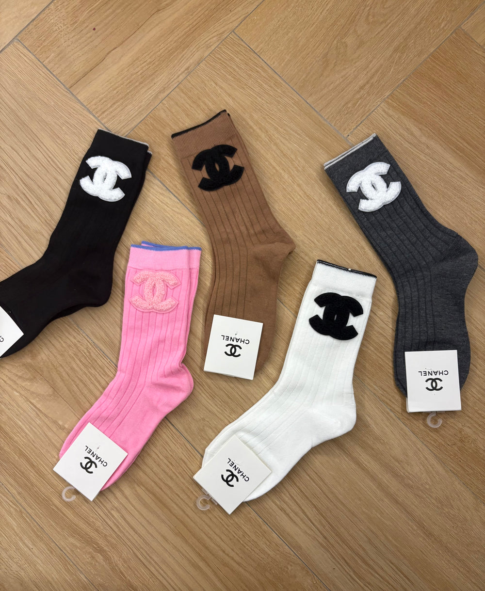 Calzini logo c&c grigio