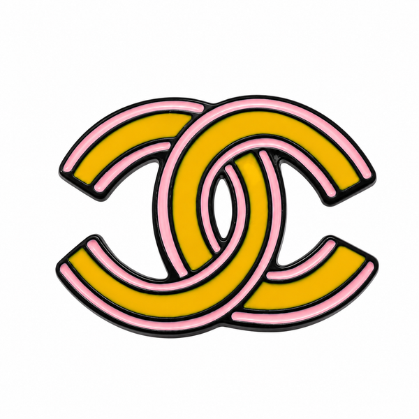 Spilla candy yellow cc