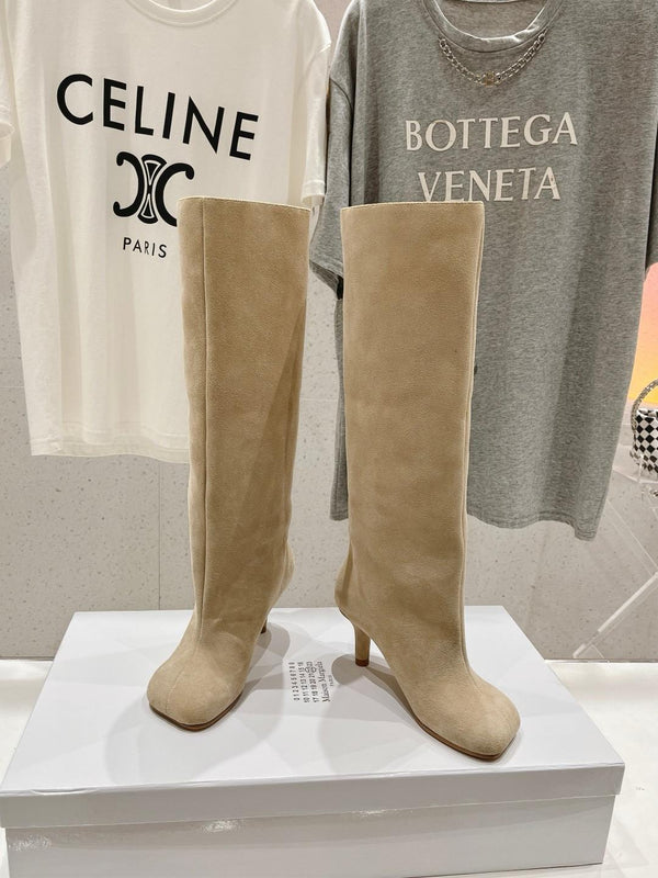 Stivali Suede Élite Beige