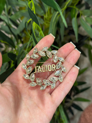 Spilla Dior Big strassata