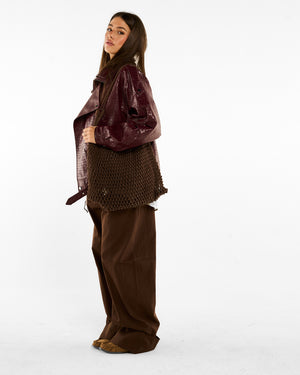 Pantalone Office Marrone