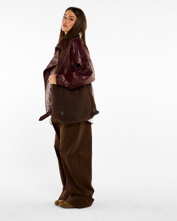 Pantalone Office Marrone