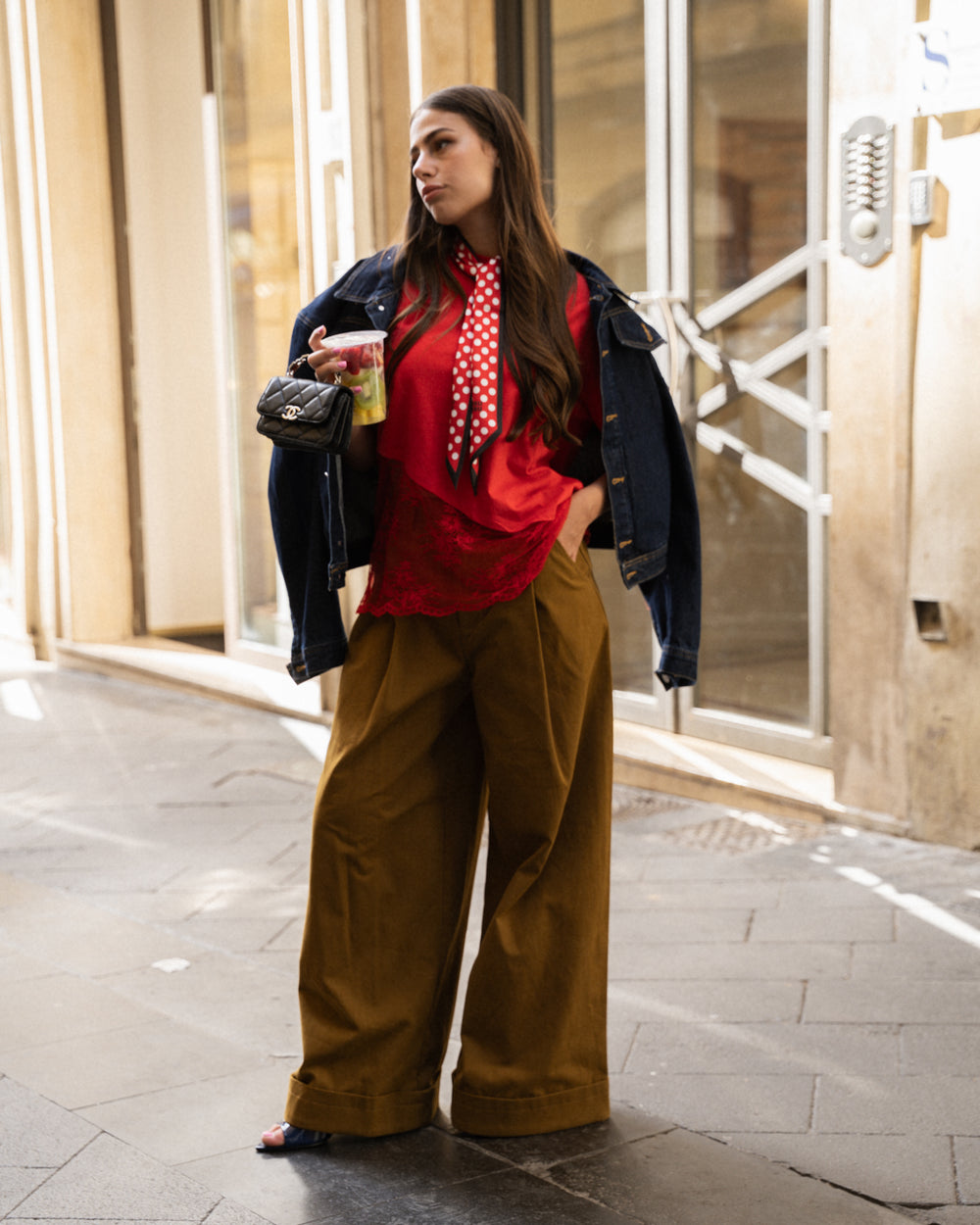 Pantaloni tailored extra large