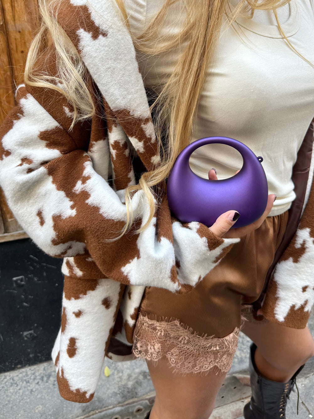 Micro Bag Chromo Purple