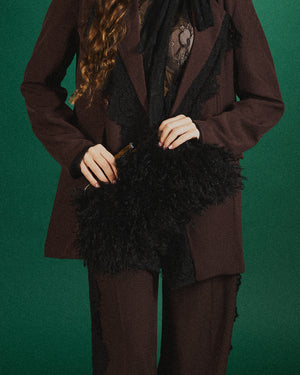 Tailleur morbido inserti in pizzo