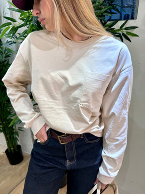 Maglia overside manica lunga