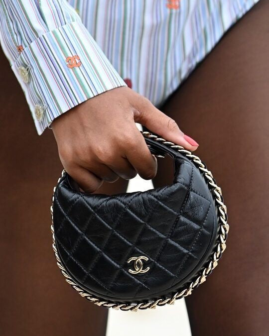 Mini Bag Mezza Luna nera CC