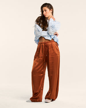 Pantalone Flow Terracotta