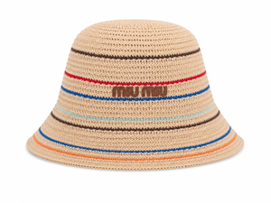 Bucket hat righe color miu