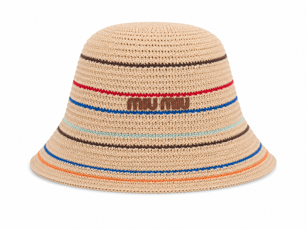 Bucket hat righe color miu
