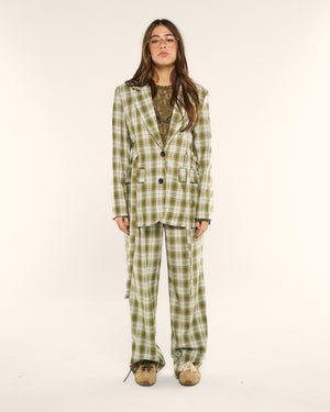 Tailleur  Olive check