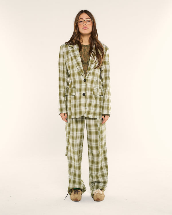 Tailleur  Olive check