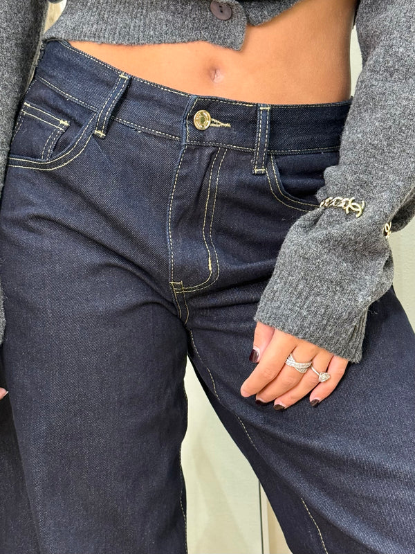 Jeans ballon gran fiocco