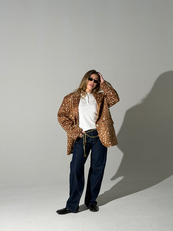 Blazer bambi print Lumina