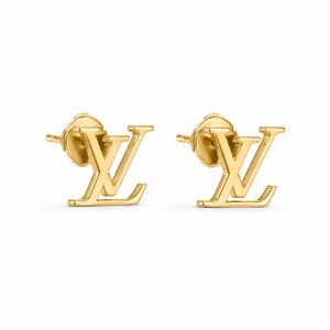 Orecchini gold micrologo lv
