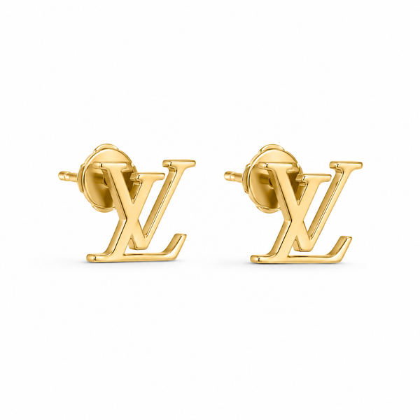 Orecchini gold micrologo lv