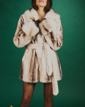 Pelliccia Luxury con cintura