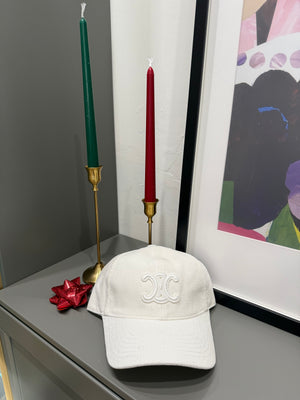 Cappello Celine velluto bianco