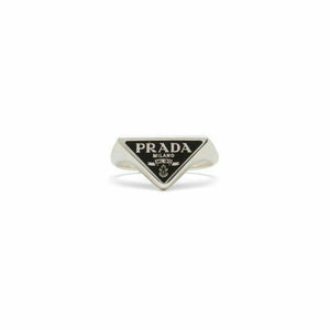 Anello logo P nero