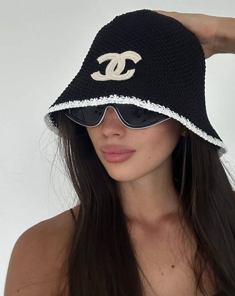 Bucket pescatore Winter Soft – Black Cream