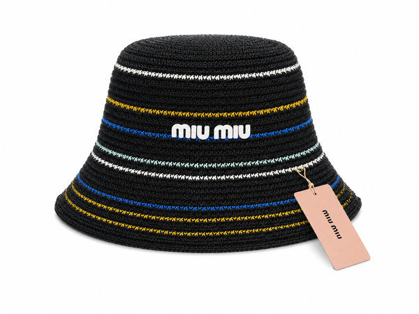 Bucket hat righe color miu