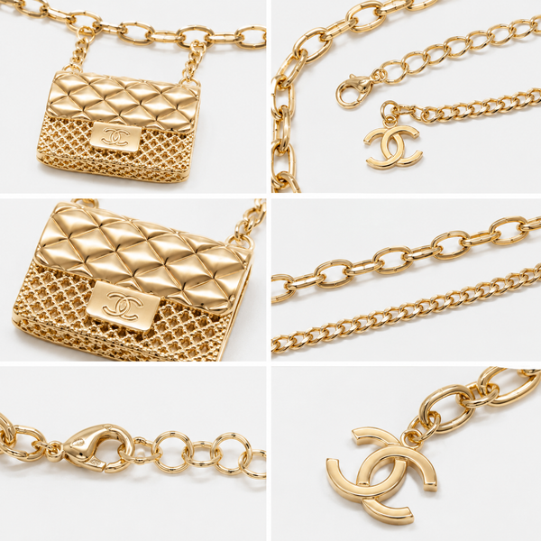 Cintura gioiello cc Microbag gold
