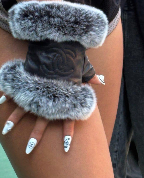 Mezzi guanti cc con chinchilla