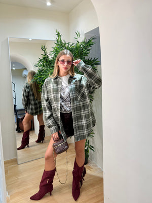 Camicia Flanella Quadri larghi