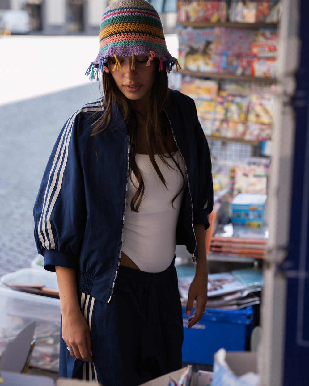 Giacca Track Navy