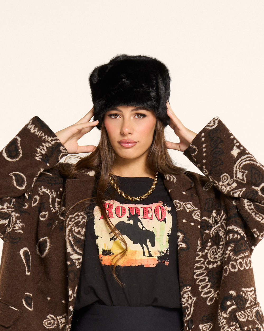 Cappello Russian ecofur