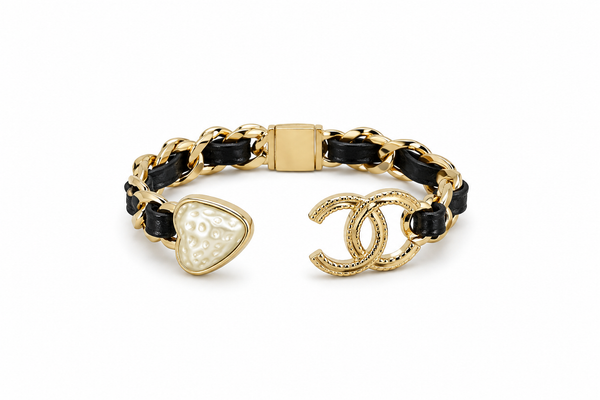Bracciale heart pearl cc
