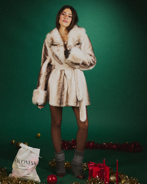 Pelliccia Luxury con cintura