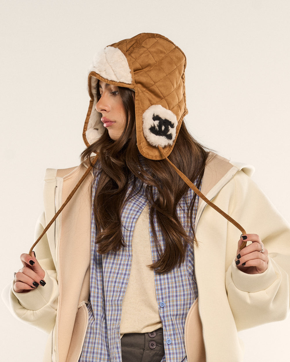 Aviator Luxe Quilted – Camel