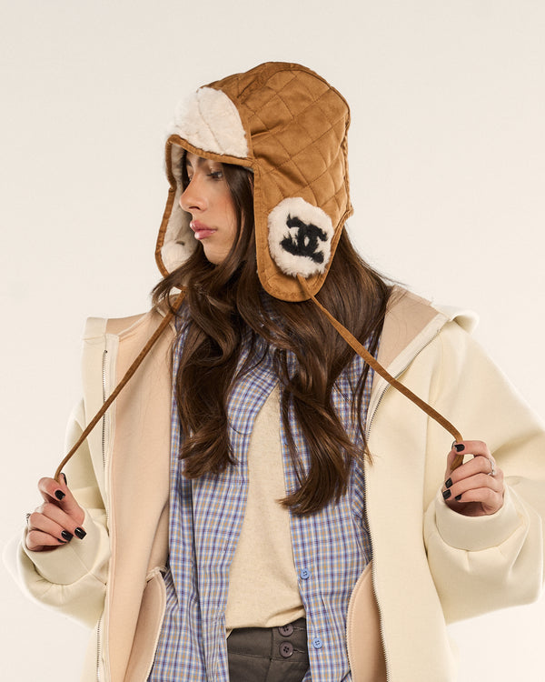 Aviator Luxe Quilted – Camel