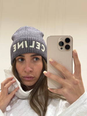 Cappello Celine glicine