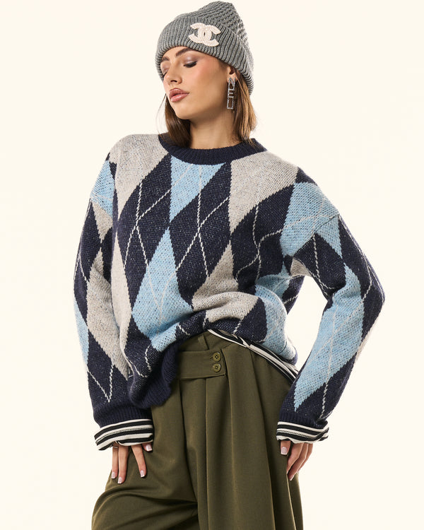 Maglione rombo Addict