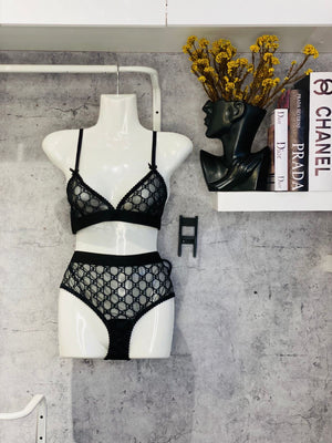Completo Intimo Lace Nude fiocchetti gg