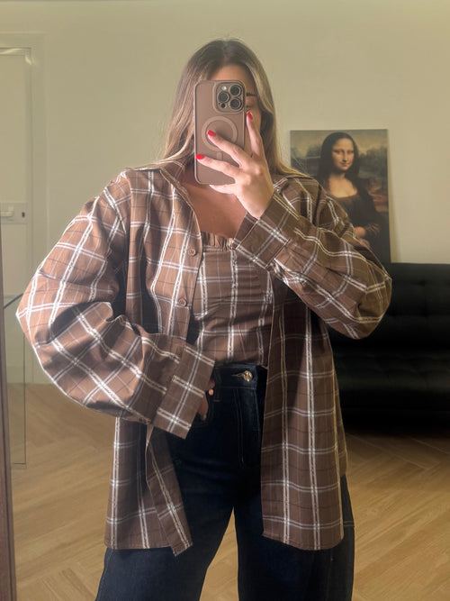 Cordset camicia e top quadri