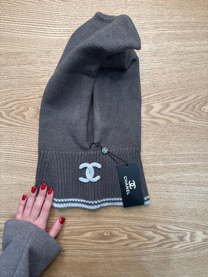 Balaclava chanel grigio