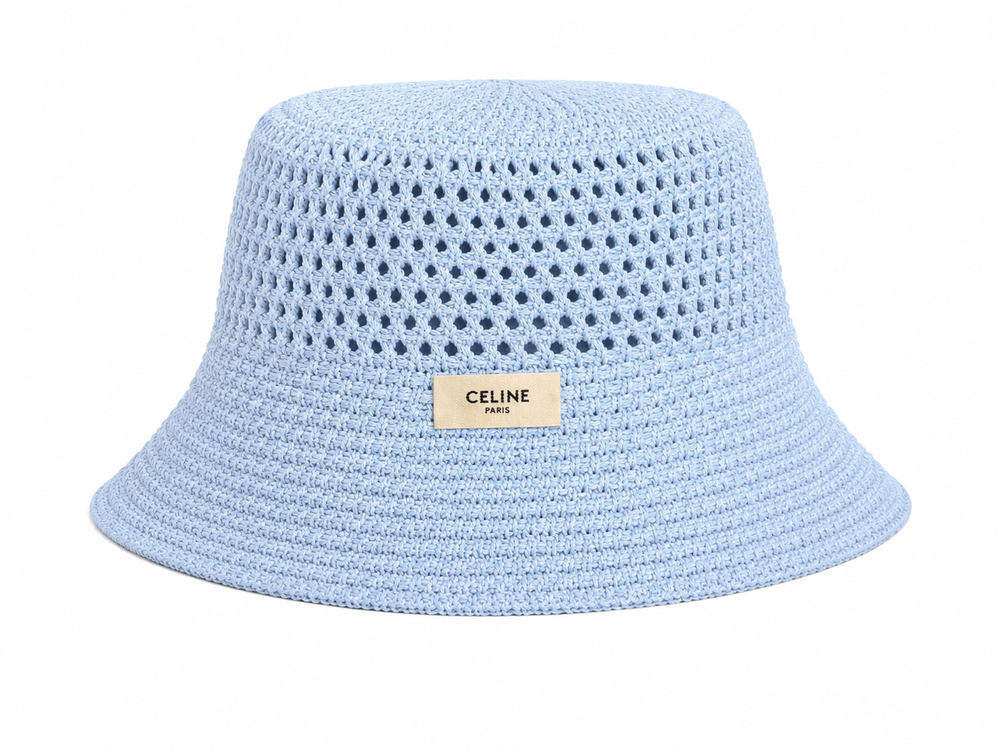 Cappello pescatore crochet targhetta celi