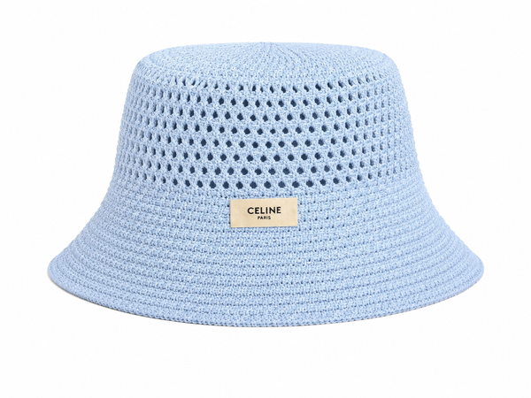 Cappello pescatore crochet targhetta celi