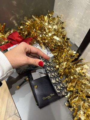 Portacarte monogram Dior tela
