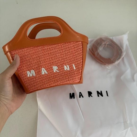 Microbag intrecci e pelle mari