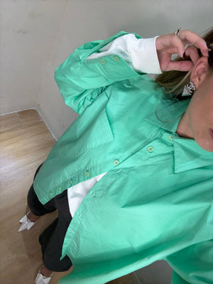 Camicia Mint popeline